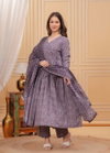 Purple Colour Rayon Printed Kurti With Pant Dupatta Wholesale Market In Surat Aaradhna 2037
